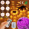 3.28FT Halloween Spider Web Light with Furry Spider