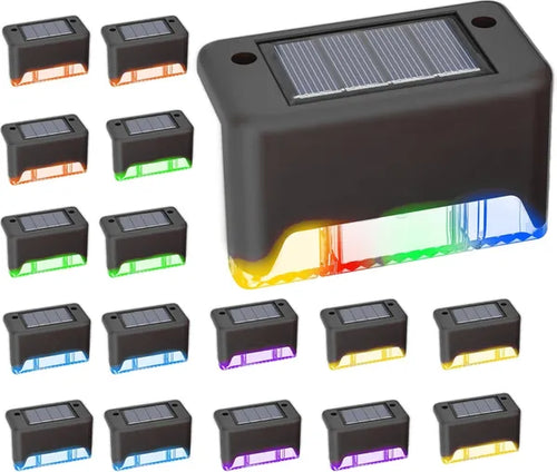 32-Pack Solar LED Deck Lights – Warm White Waterproof Outdoor Lights
