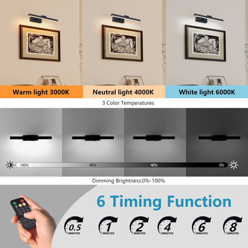 16-Inch Wireless Dimmable LED Bathroom Vanity Light