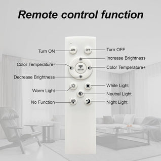 Modern LED Ceiling Light – 6 Ring Flush Mount Dimmable Ceiling Lamp