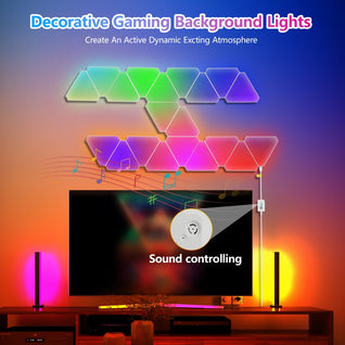 20-Pack Triangular Light Panels