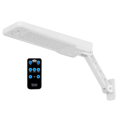 60-LED Solar Motion Sensor Outdoor Wall Light with Remote