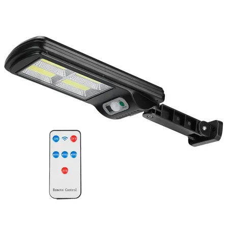 Solar LED Outdoor Wall Light with Motion Sensor & Remote Control