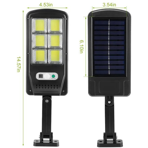 Solar LED Outdoor Wall Light with Motion Sensor & Remote Control