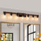 50-Inch Rustic 7-Light Farmhouse Bathroom Vanity Light Fixture