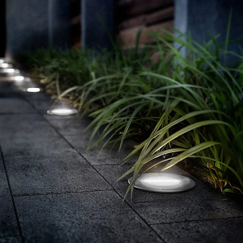 4-Pack Solar LED In-Ground Pathway Lights