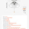 Three-Light Ceiling Fan Light Kit with Warm White Bulbs