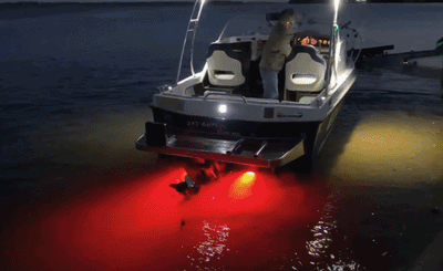 120W RGBW Marine LED Underwater Light – IP68 316L Stainless Yacht & Pool Lamp