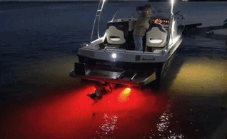 120W RGBW Marine LED Underwater Light – IP68 316L Stainless Yacht & Pool Lamp