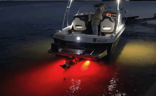 120W RGBW Marine LED Underwater Light – IP68 316L Stainless Yacht & Pool Lamp