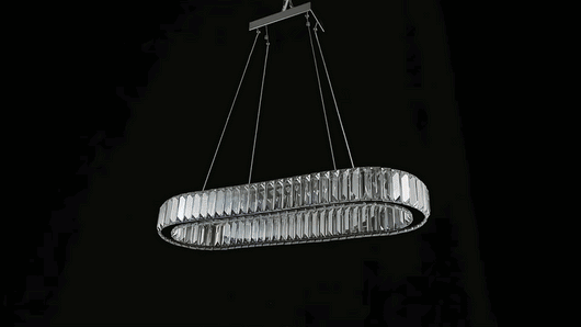 Modern Nordic Crystal LED Pendant Light