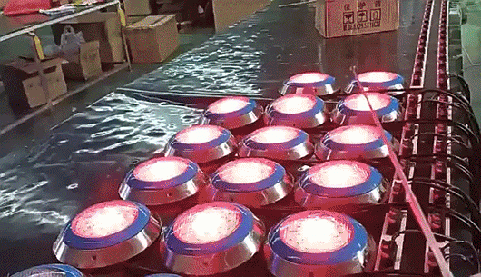 AC12V 35W 360LED Waterproof Pool Light Multicolor RGB Underwater Lamp with Remote Control