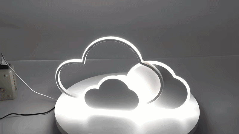 Cloud LED Ceiling Light – Adjustable Color Temperature Fixture