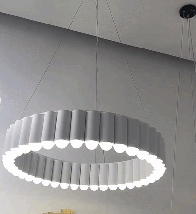 Nordic Led Carousel Pendant Light Luxury Designer Chandelier Lighting Gold Electroplating Restaurant Living Room Decor