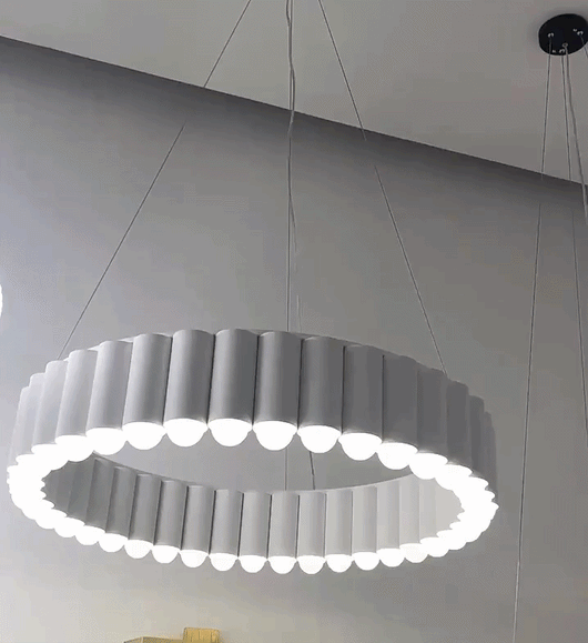 Nordic Led Carousel Pendant Light Luxury Designer Chandelier Lighting Gold Electroplating Restaurant Living Room Decor