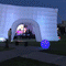 LED Inflatable Cube Tent – White Lighted Event Tent with Blower