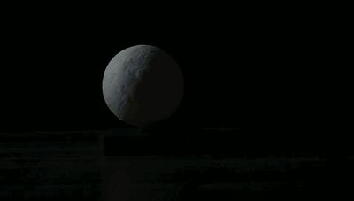 3D Magnetic Levitating Moon Lamp with LED Light – Rotating Floating Night Light