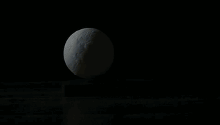 3D Magnetic Levitating Moon Lamp with LED Light