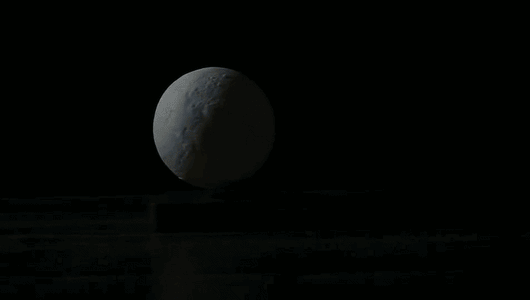 3D Magnetic Levitating Moon Lamp with LED Light – Rotating Floating Night Light
