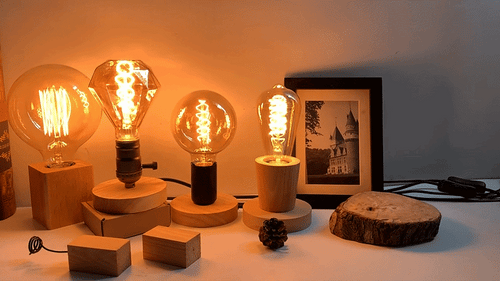 Modern Wood Table Lamp – Retro E27 Decorative Desk Light