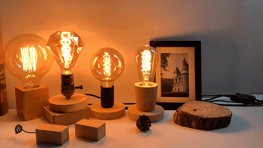 Modern Wood Table Lamp – Retro E27 Decorative Desk Light