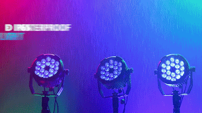 350W RGBWA UV LED Stage Wash Light – IP65 DMX Outdoor Fixture