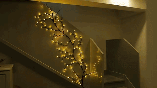 USB LED Branch Lights with Remote – 8 Modes Decorative String Lights