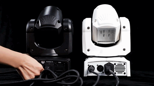 30W RGBW LED Moving Head Gobo Light – DMX Stage & DJ Lighting