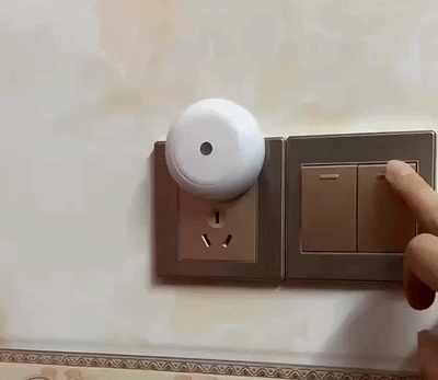 LED Plug-In Night Light with Dusk to Dawn Sensor – Auto Dimming Wall Lamp