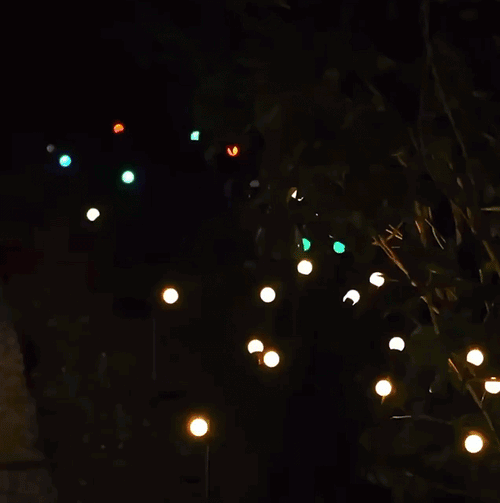 Solar Firefly Lights Outdoor Waterproof Garden Swaying LED