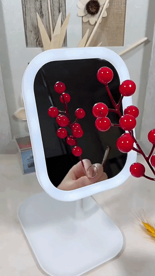LED Vanity Makeup Mirror – Touch Control, 3-Color Lighting