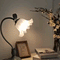 Vintage Floral Bedside Lamp – Adjustable LED Table Light (Green)