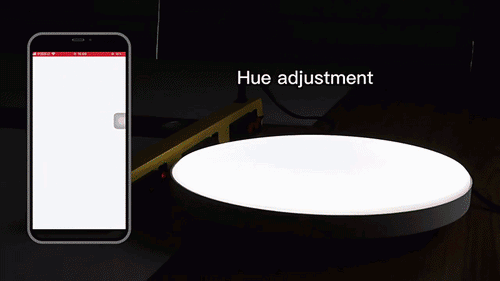 Smart RGB LED Ceiling Light with App & Voice Control (WiFi + Bluetooth)