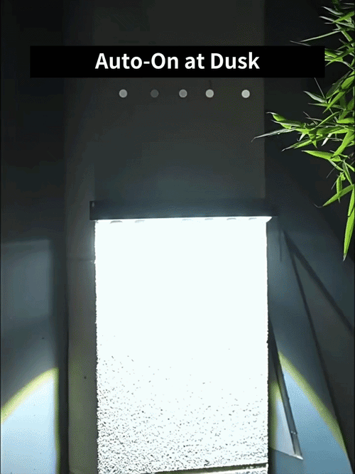 Solar LED Wall Light Outdoor – Waterproof Garden & Sign Lighting Lamp