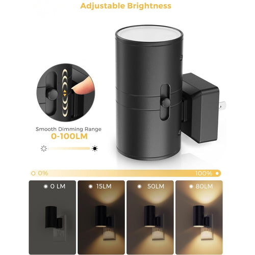 Vintage LED Plug-In Night Light with Dusk-to-Dawn Sensor