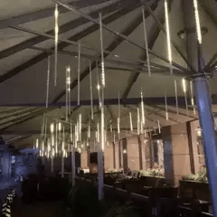 30cm LED Meteor Shower Rain Lights for Outdoor