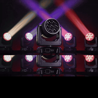 30W RGBW LED Moving Head Gobo Light – DMX Stage & DJ Lighting